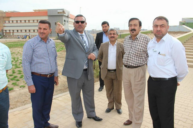 Anbar University Administrative Vice-President Inspects Campus
