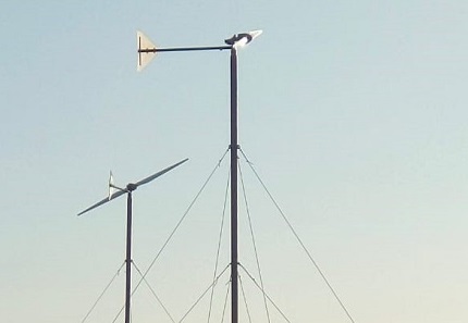  Installation of a wind turbine at the University of Anbar