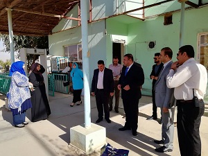 Administrative Assistant of Anbar University President Checks Students Entering University Campus  & Rehabilitation at Faculty of Education for Women 