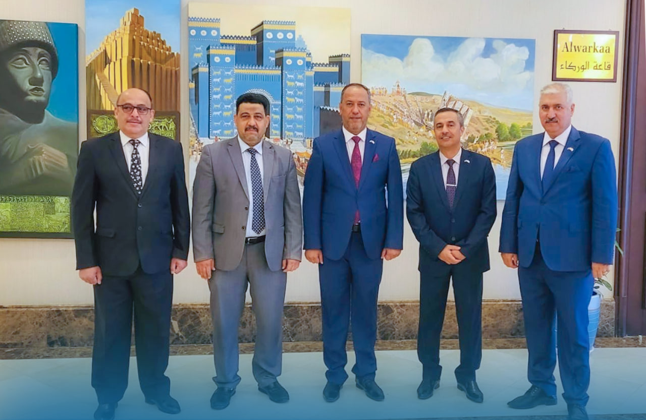 The President of the University of Anbar Heads a High-level Delegation