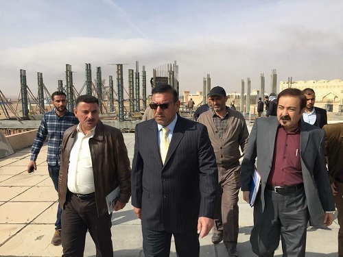 Vice-President for Administrative Affairs inspected University buildings  rehabilitation & restoration works 