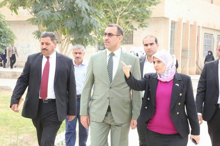  Anbar University President Inaugurates English Language and computers Laboratories in the College of Education for Women